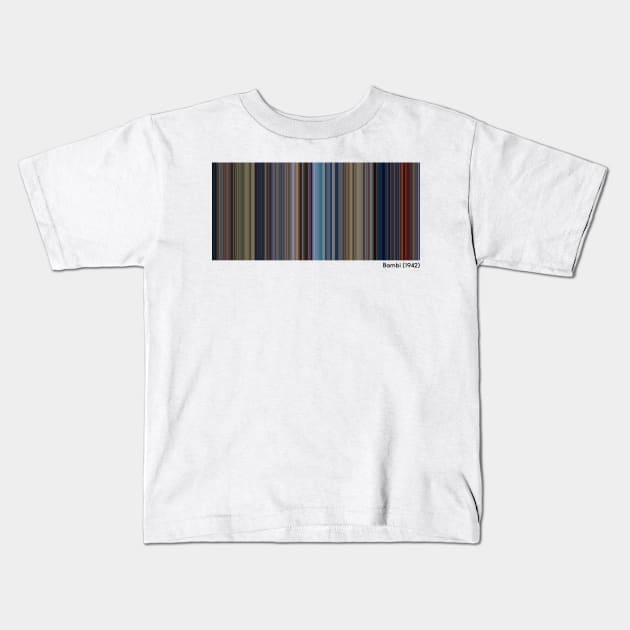 Bambi (1942) - Every Frame of the Movie Kids T-Shirt by ColorofCinema